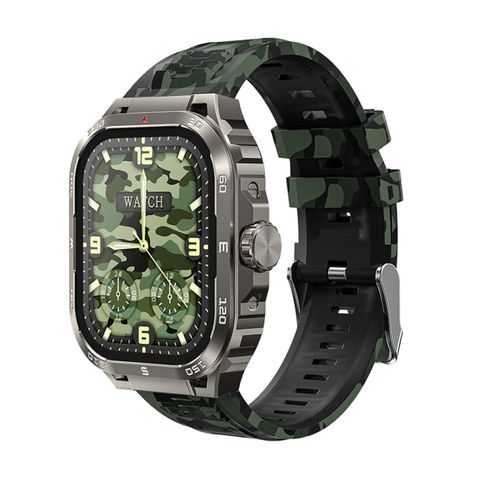 Đồng hồ thông minh WK WH-03 Camouflag 2.01 inch hỗ trợ cuộc gọi Bluetooth