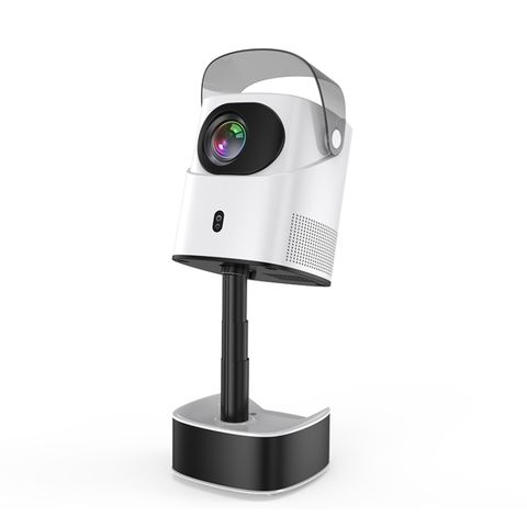 Máy chiếu TS-2 1920 x 1080P 240ANSI HiSilicon 352 Android 9.0 có thể kéo dài, phích cắm Hoa Kỳ (Trắng)