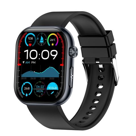 ET587 Màu Đen – AMOLED 1,95 inch, ECG & Lượng đường trong máu không xâm lấn