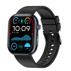  ET587 Màu Đen – AMOLED 1,95 inch, ECG & Lượng đường trong máu không xâm lấn 