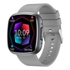  Đồng hồ thông minh ET593 Màu Xám - màn hình vuông IPS 1,75 inch, theo dõi điện tâm đồ ECG/đường huyết 