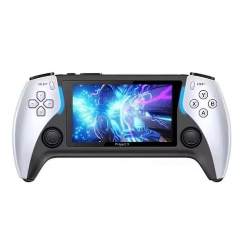 Máy chơi game PROJECT X White – 4,3 inch, CPU lõi tứ, Hỗ trợ đa hệ và tay cầm ngoài