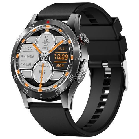 Đồng hồ thông minh ECG H9 Black 1.43 inch – Gọi Bluetooth, Trợ lý giọng nói, Theo dõi sức khỏe toàn diện