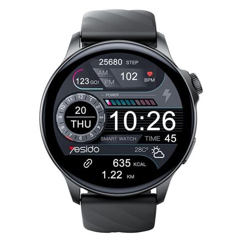 Yesido IO29 – Đồng hồ thông minh 1.39 inch, Bluetooth call, nhịp tim, dây đeo kép