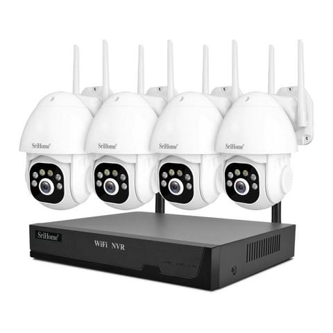 Bộ camera không dây NVR HD 8CH 5MP SriHome NVS001E-IPC039B – Giải pháp giám sát toàn diện