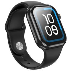  BOROFONE BD12 Black – Đồng hồ thông minh AMOLED, Bluetooth, Màn hình 2,01 inch 