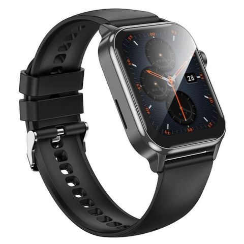 Đồng hồ thể thao Hoco Y26 Black – Màn hình 1,81 inch, gọi điện Bluetooth, chống nước IPX4