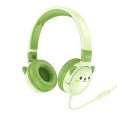  Tai nghe có dây đeo đầu Hoco W61 Voice Children Xanh ngọc lục bảo – Dễ thương, an toàn cho trẻ 