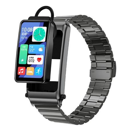 K80 Steel Band (Black) – Đồng hồ thông minh chống nước, Tai nghe rời Bluetooth