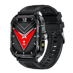  Đồng hồ thông minh LF37 2.1 inch Black Silicone – Cuộc gọi Bluetooth, Theo dõi sức khỏe toàn diện 