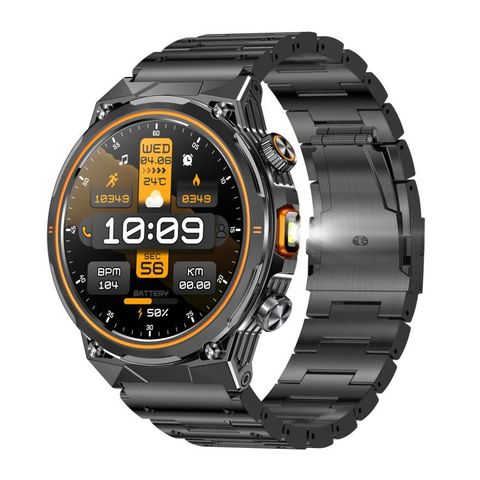 Đồng hồ thông minh AK81 BT Call Black Steel