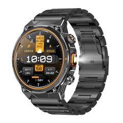  Đồng hồ thông minh AK81 BT Call Black Steel 