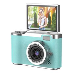  Máy ảnh trẻ em LK007 Xanh – CCD HD, màn hình 2,4 inch, quay video 1080P 
