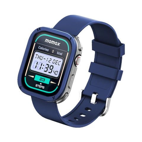 Đồng hồ MOMAX SW3S Blue - thể thao thông minh chống nước 3ATM màn hình 1,99 inch