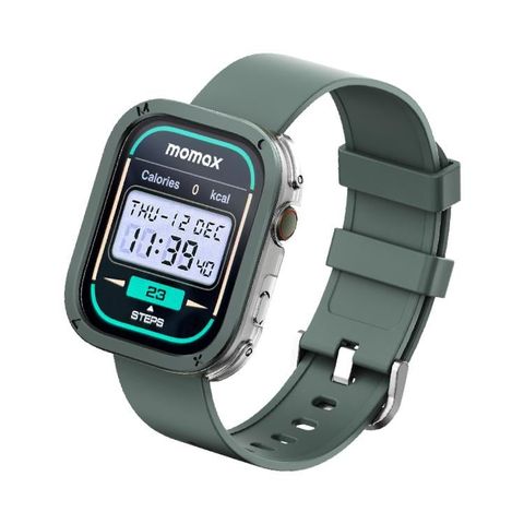 Đồng hồ MOMAX SW3S Green - thể thao thông minh chống nước 3ATM màn hình 1,99 inch