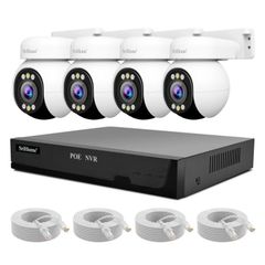  Bộ hệ thống camera NVR PoE HD 4MP 4CH SriHome NVS005-PoE051 (Phích cắm US) 