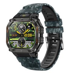  Đồng hồ thông minh HT34 1,75 inch IPS 3ATM Camouflage - thể thao ngoài trời BT 