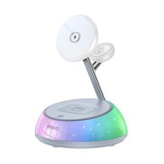  Yesido DS31 – Bộ sạc không dây 3 trong 1, sạc đa thiết bị và đèn RGB tùy chỉnh 