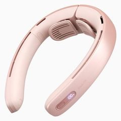 Quạt cầm tay đeo cổ JisuLife FA45 Dual Turbo Pro1 Hồng – Làm mát tức thì, pin lâu 