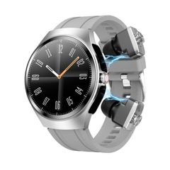  Đồng hồ thông minh F39 Sliver Silicone - màn hình AMOLED 1,43 inch 2 trong 1 có tai nghe Bluetooth, hỗ trợ cuộc gọi Bluetooth 