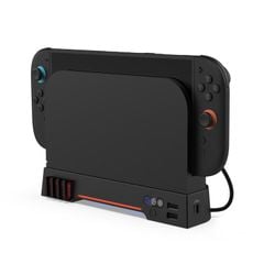  ĐẾ SẠC TẢN NHIỆT CHO TAY CẦM NINTENDO SWITCH 2 DOBE TNS-31111 – HỆ THỐNG QUẠT KÉP, RGB 7 MÀU 