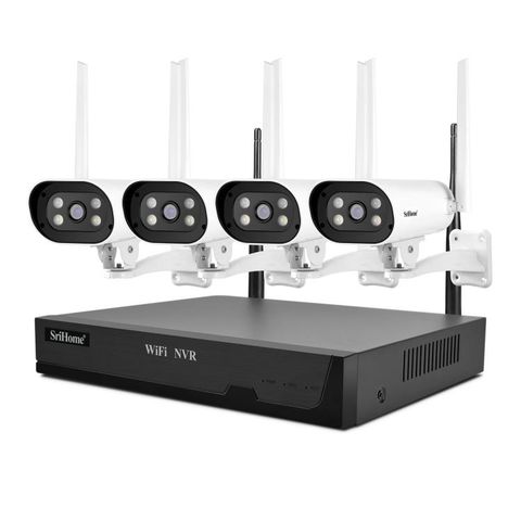 Bộ camera IP WiFi NVR 4 kênh 2MP HD SriHome NVS001-IPC037 – Giải pháp giám sát thông minh toàn diện