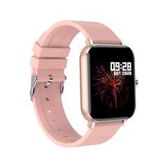  Đồng hồ thông minh WB01 Pink - 1.3 inch cảm ứng toàn phần, chống nước IP68, pin bền 18 ngày 