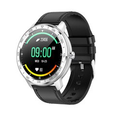  Đồng hồ thông minh WB03 Silver Bezel – Màn hình 1,3 inch, IP68, Nhịp tim, Huyết áp 
