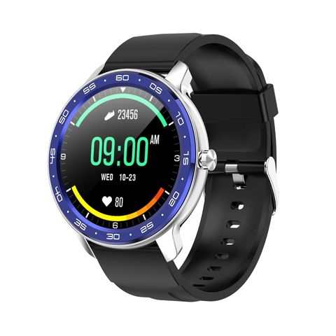 WB03 Silicone Black – Đồng hồ thông minh TFT 1,3 inch, IP68, Nhịp tim & Giấc ngủ