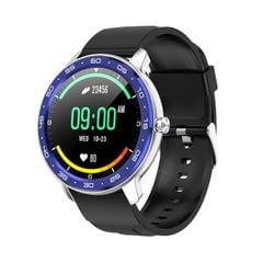  WB03 Silicone Black – Đồng hồ thông minh TFT 1,3 inch, IP68, Nhịp tim & Giấc ngủ 
