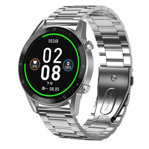 DT92 Smart Watch Steel Trap Silver – Màn hình 1.3 inch IPS, IP68, Theo dõi sức khỏe