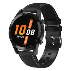  DT92 Smart Watch Leather Trap Black – Màn hình 1.3 inch IPS, IP68, Theo dõi sức khỏe 