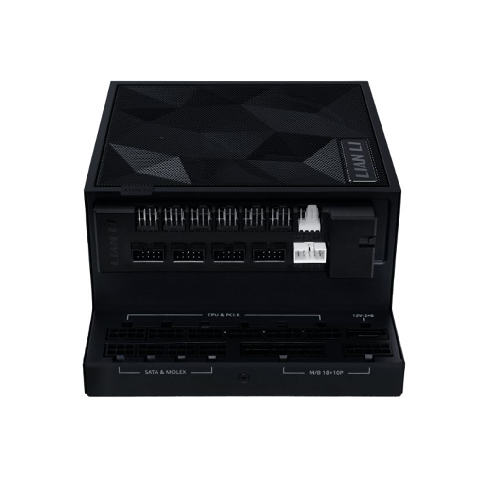 Ảnh minh họa Nguồn Lian Li Edge 1200W Black - ATX v3.1, 80 Plus GOLD, Full Modular, USB hub included 1