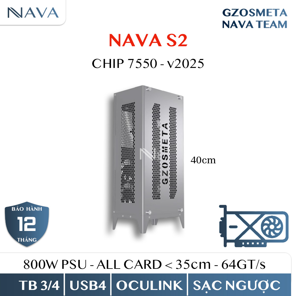 Ảnh minh họa eGPU GZOSMETA S1 - 800W 3