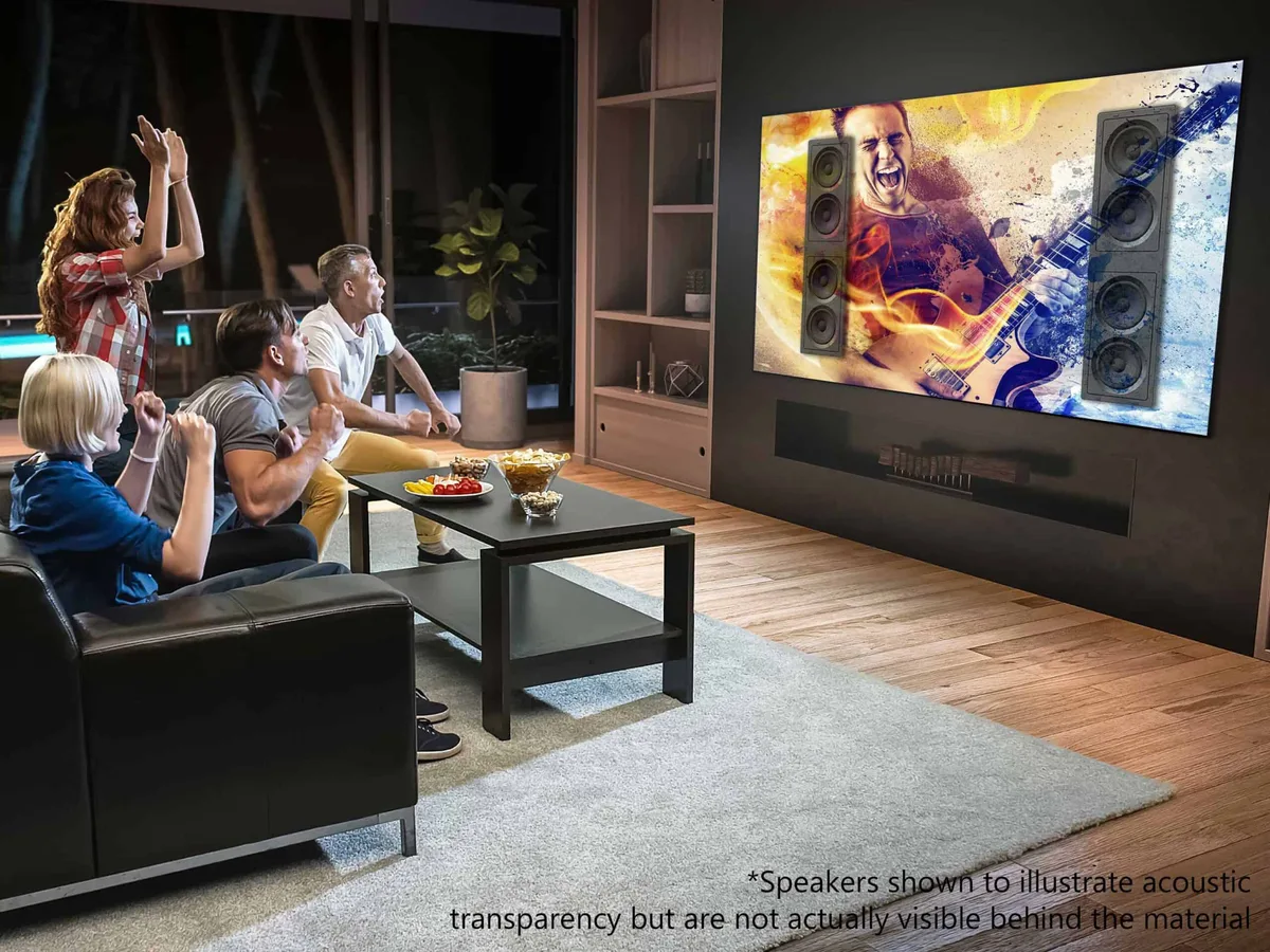 Ảnh minh họa Màn chiếu Elite Screens Aeon CineGrey 4D AT 135 inch AR135H-ATD4 – Chống sáng, xuyên âm cho rạp tại gia 1
