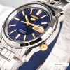 Seiko SNKL79K1 – Nam – 37,5mm – Kính cứng – Automatic – Dây kim loại