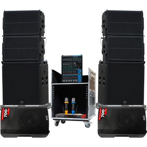 Dàn âm thanh Line Array Active Temeisheng 02 (Yamaha MG 12XU)