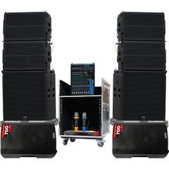  Dàn âm thanh Line Array Active Temeisheng 02 (Yamaha MG 12XU) 