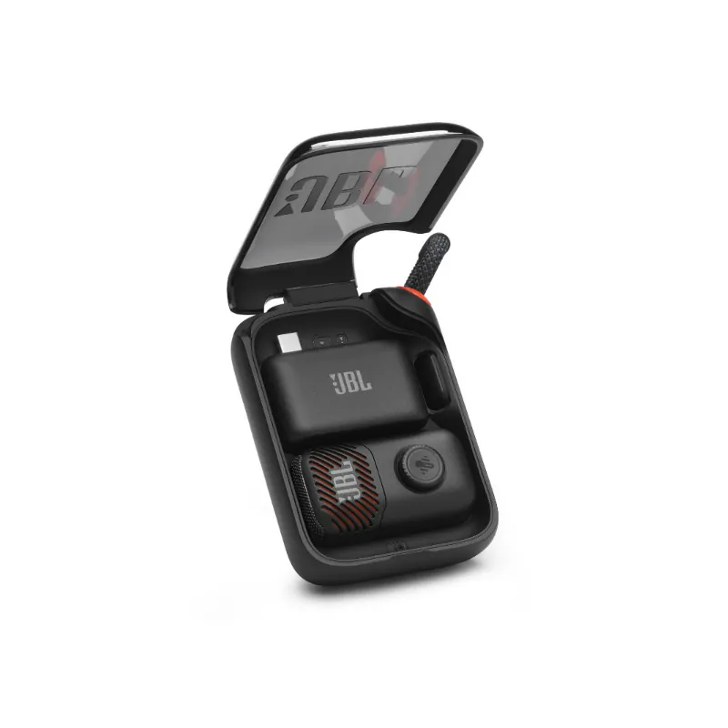 Micro JBL EasySing Mic Mini 1 mic, AI Vocal Removal, Voice Boost, Bluetooth 5.3, Hộp sạc không dây, Pin 6 giờ, USB-C, Aux