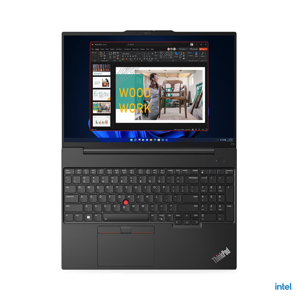 Ảnh minh họa Laptop Lenovo ThinkPad E16 Gen 1 21JN0062VA (Intel Core i5-1335U | 8GB | 512GB | 16 inch WUXGA | NoOS | Đen) 1