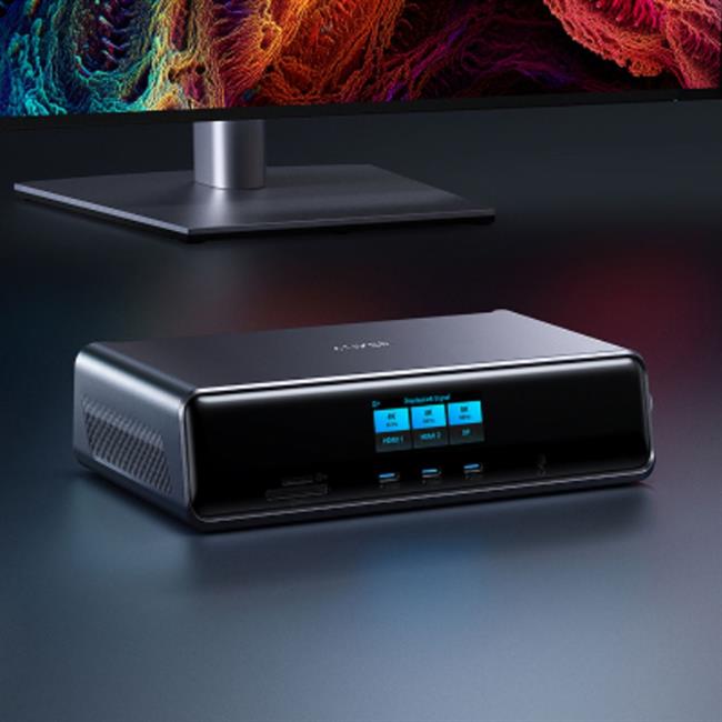 Ảnh minh họa Trạm sạc nhanh chuyển đổi 14-in-1 140W Triple Display Anker Prime Docking Station A83B3 3