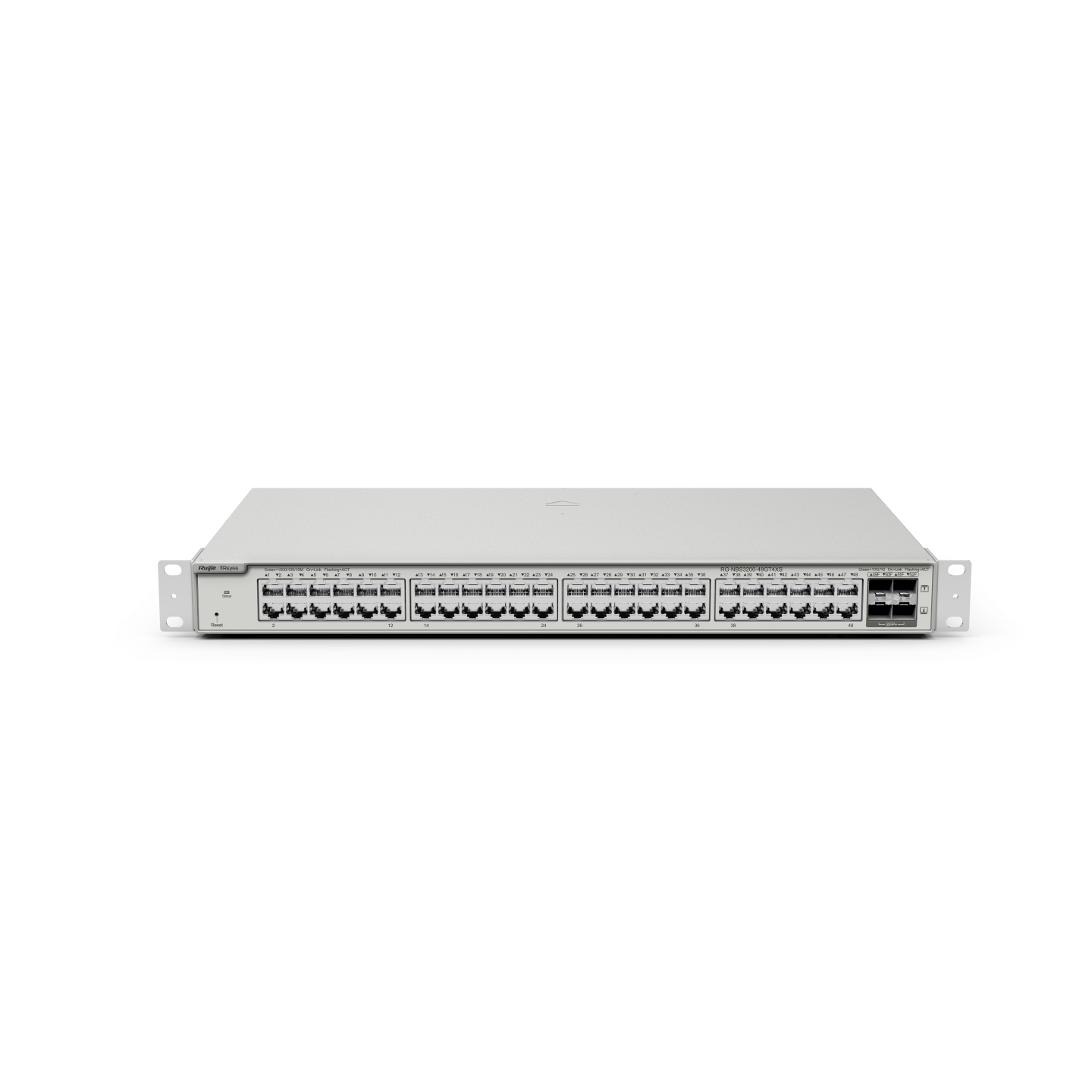 Ảnh minh họa RG-NBS3200-48GT4XS, Thiết bị chuyển mạch Gigabit lớp 2+ quản lý trên đám mây loại 48 cổng, 4 uplink SFP+ 1