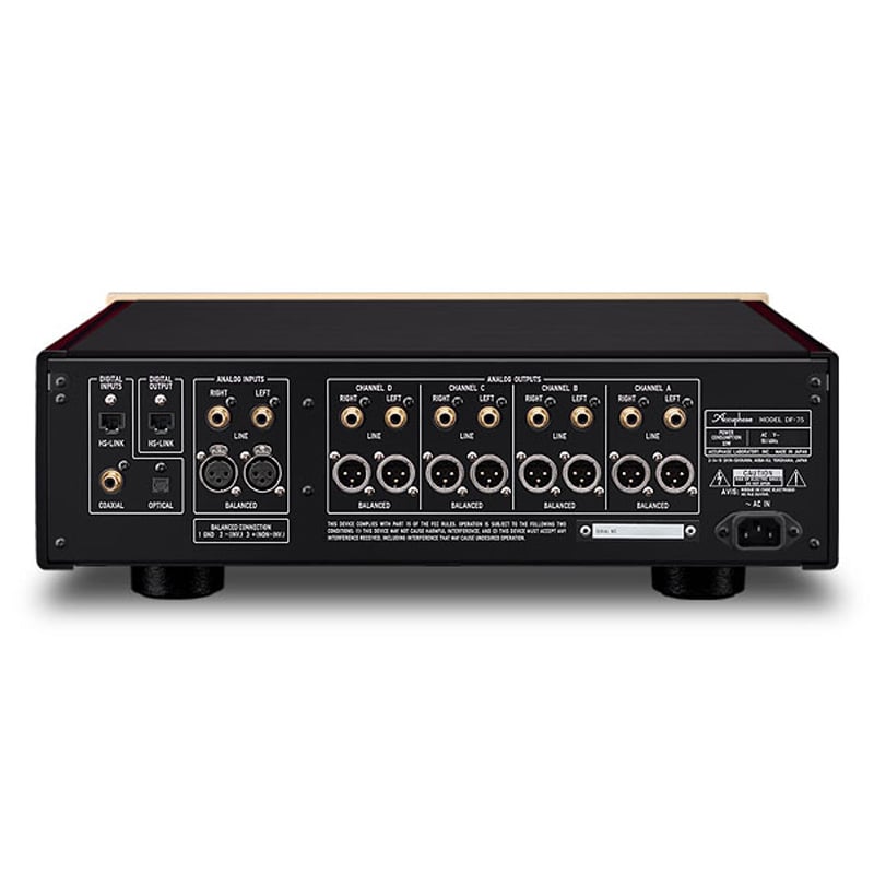 Ảnh minh họa Pre Amply + Digital Frequency Dividing Network Accuphase DF-75, 4 Kênh, HS-LINK, COAXIAL, OPTICAL 1
