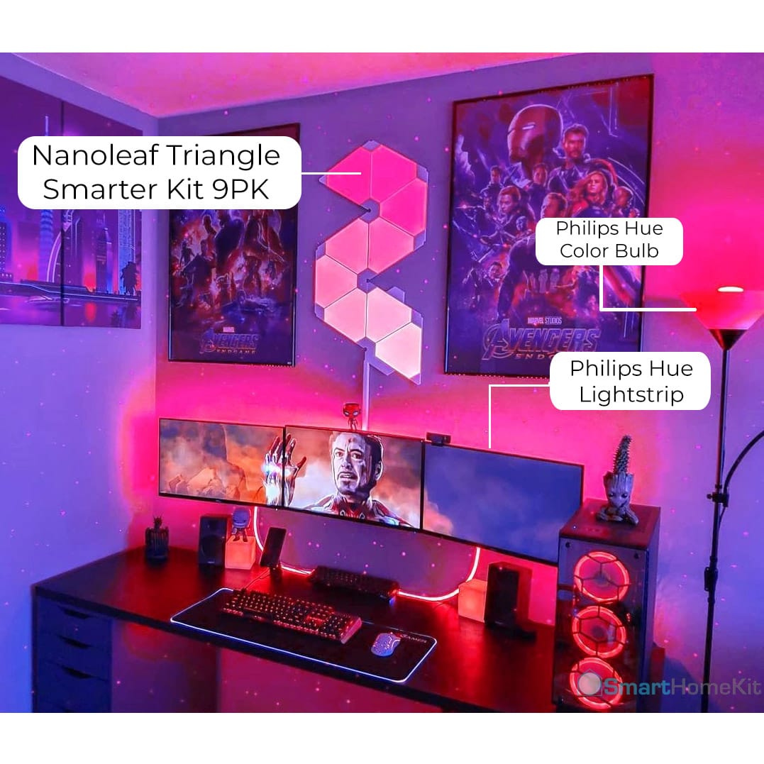 Ảnh minh họa Entertaiment Gaming Room Pack Nanoleaf & Philips Hue 1