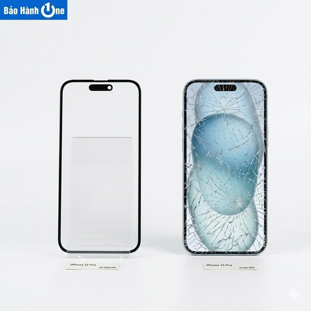 Ép kính iPhone 15 Plus