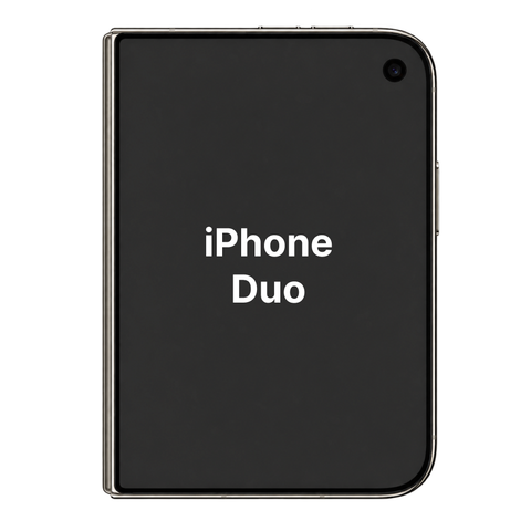 Ép kính màn hình ngoài iPhone Duo màu trắng chính hãng Feaglet