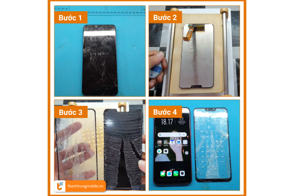 Ảnh minh họa Ép kính Oppo A3S | Oppo A3 2