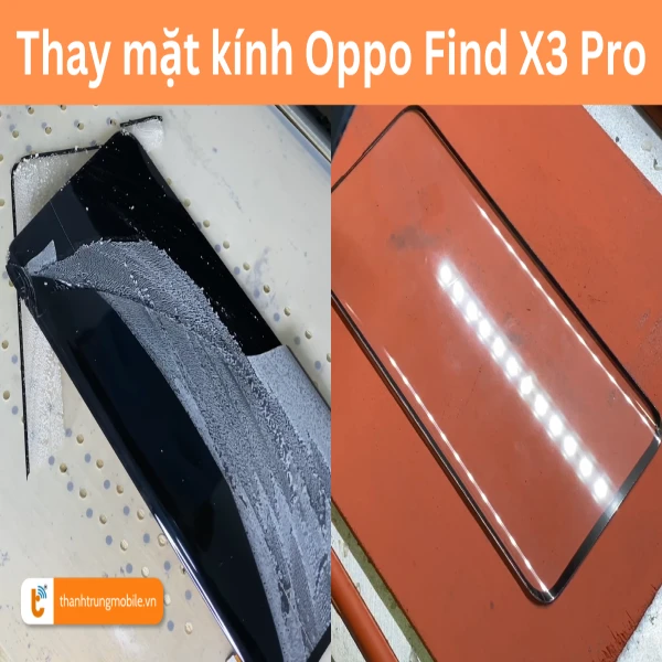 Ảnh minh họa Ép kính Oppo Find X3 Pro | Find X3 2