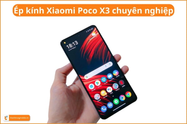 Ảnh minh họa Ép kính Xiaomi Poco X3 | X3 Pro | X3 NFC 1