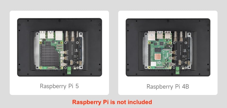 Ảnh minh họa Màn hình công nghiệp Waveshare 10.1 inch Industrial HMI Touch Display For Raspberry Pi 2